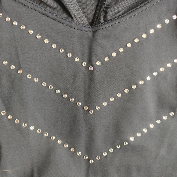 NWOT - Ivy Sky Girls Crystal Long Sleeve Dance Leotard Style #MT12007 - Picture 6 of 9